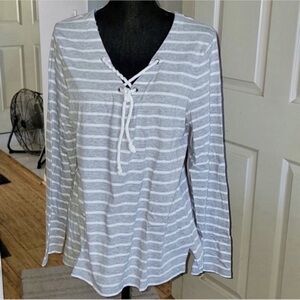 Beautiful XL 100% Cotton Nautica Blouse (NWT)